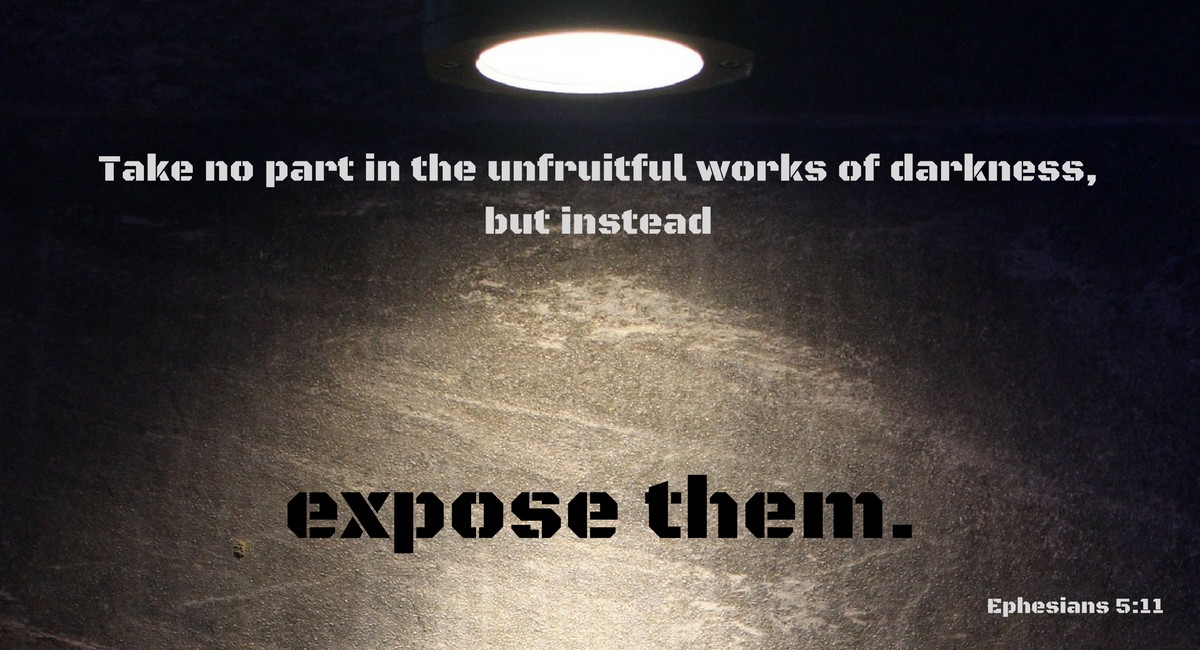 white evangelicals a biblical response to the election have nothing to do with the unfruitful works of darkness